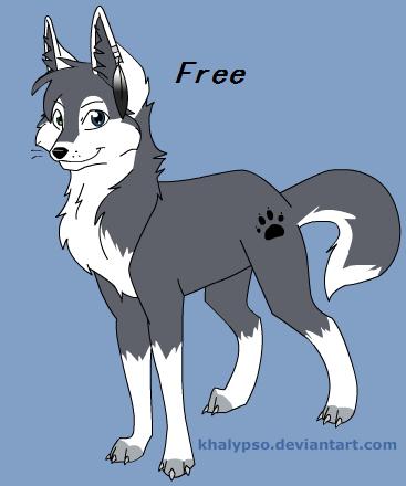 367x440 Free Wolf Oc. By Epic Blu