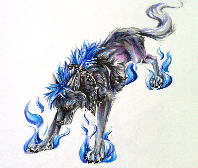 Epic Wolf Drawing at GetDrawings | Free download