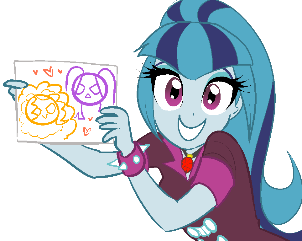 964x768 Sonata's Drawing My Little Pony Equestria Girls Know Your Meme
