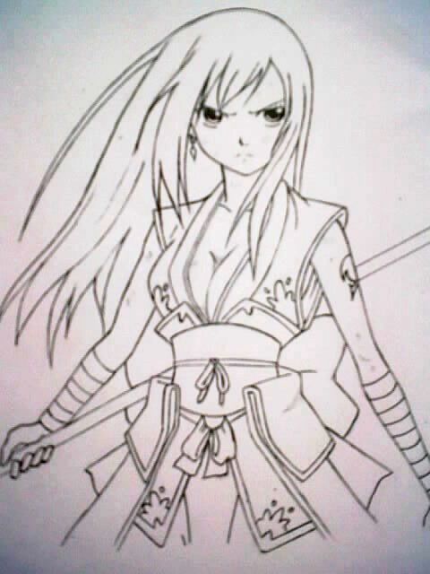 480x640 Erza Scarlet (Repost) By Ikezucyph