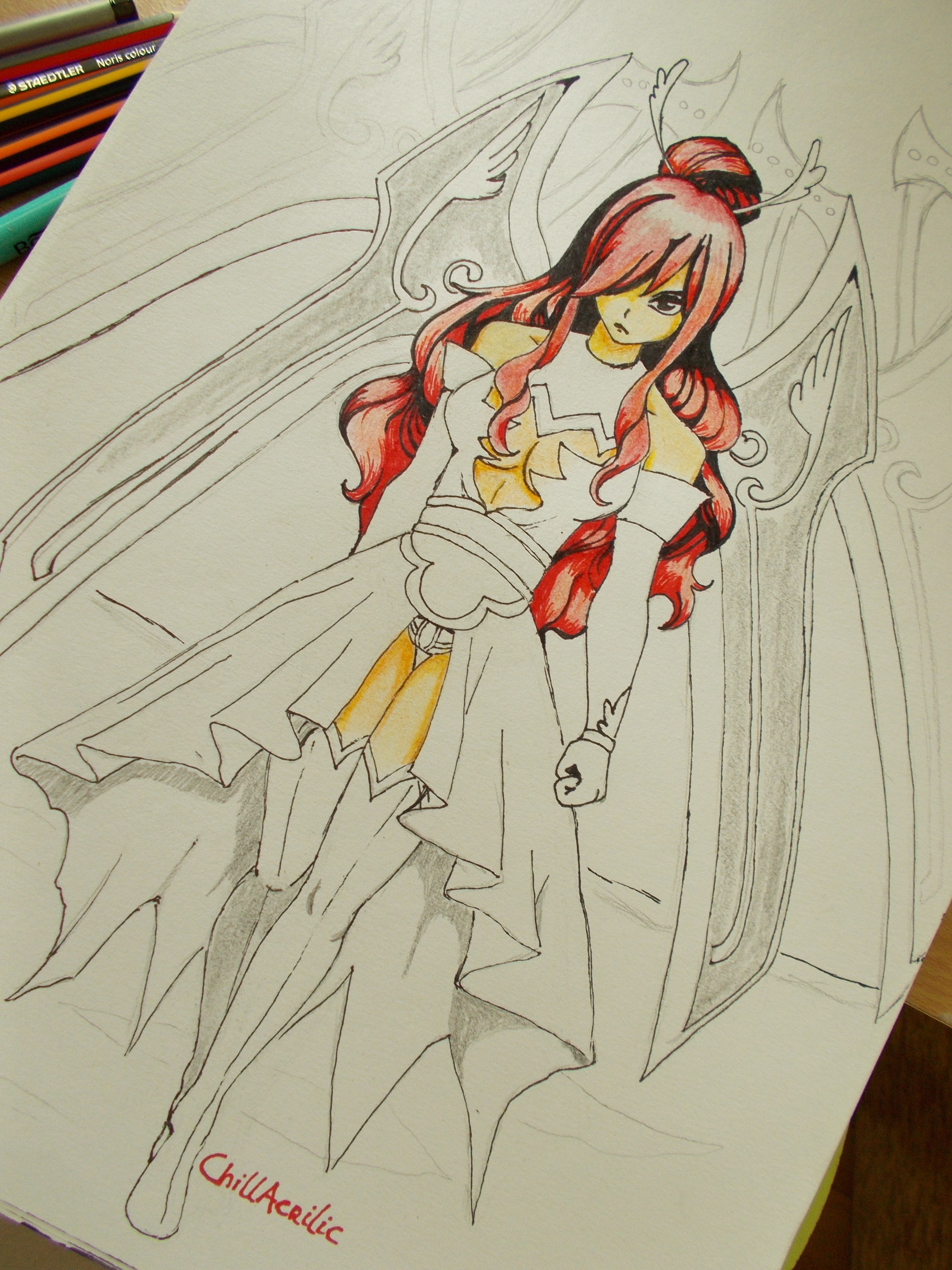 3456x4608 Erza Scarlet