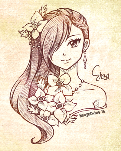 400x500 Erza Scarlet By Gruviapon