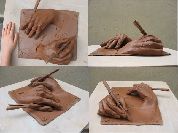 600x450 Escher's Drawing Hands By Faelle