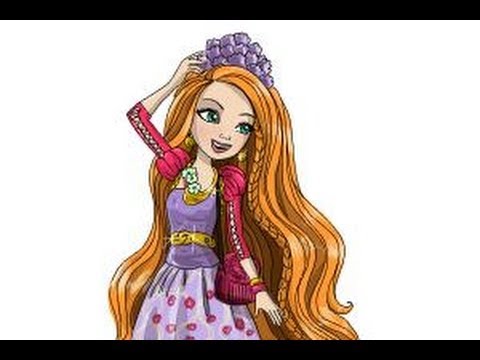 480x360 How To Draw Holly Ohair From Ever After High