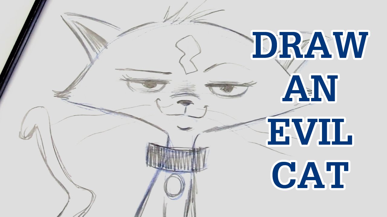 1280x720 Learn To Draw A Cat Cartoon