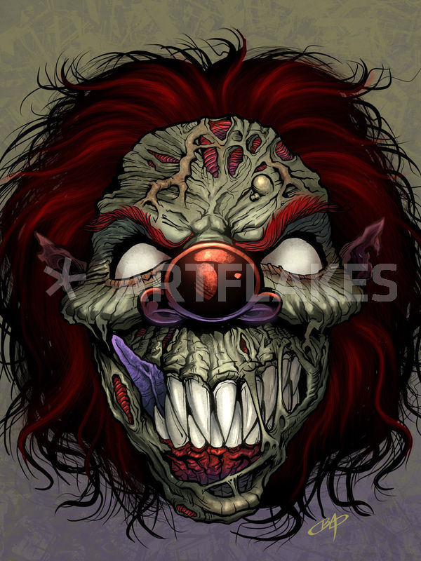600x800 Evil Clown Drawing Art Prints And Posters By Brian Allen