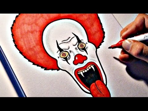 480x360 How To Draw An Evil Clown