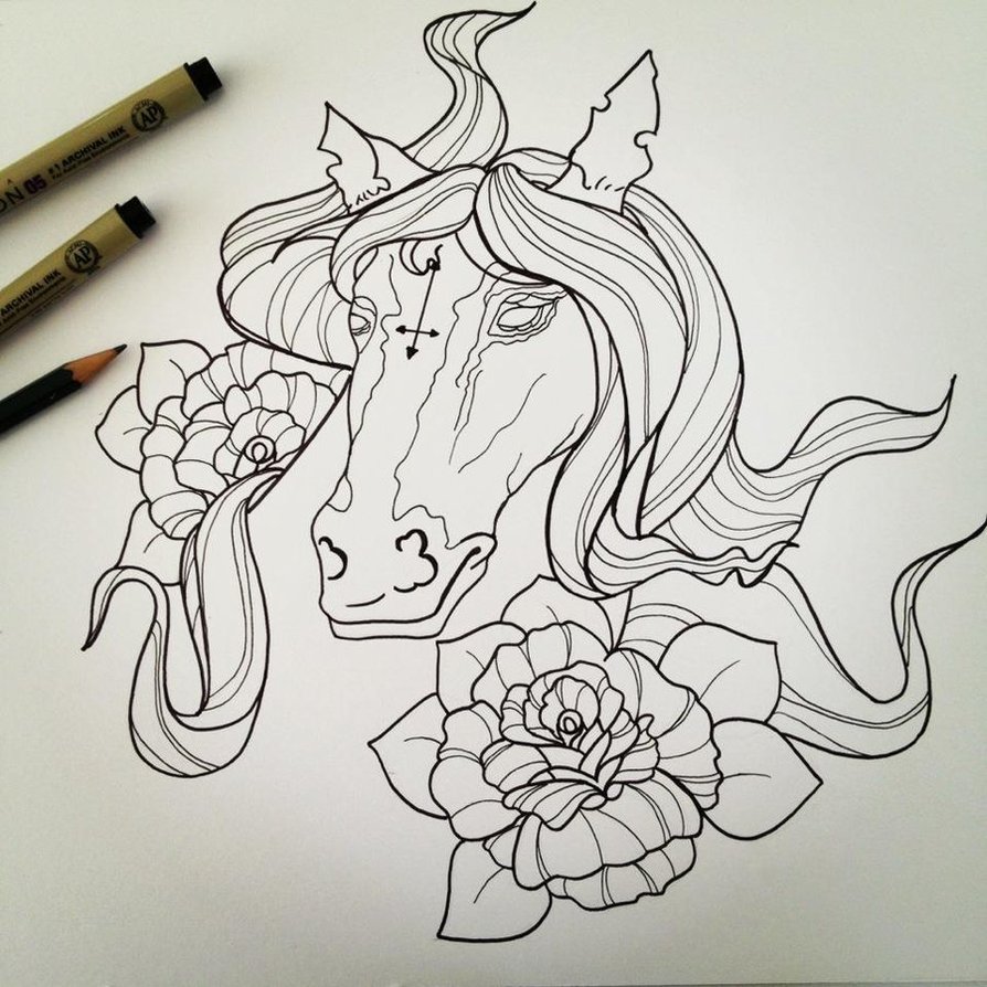 894x894 Evil Horse By Jackychou