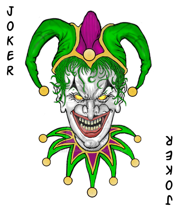 600x713 Joker Card By Jesseallshouse