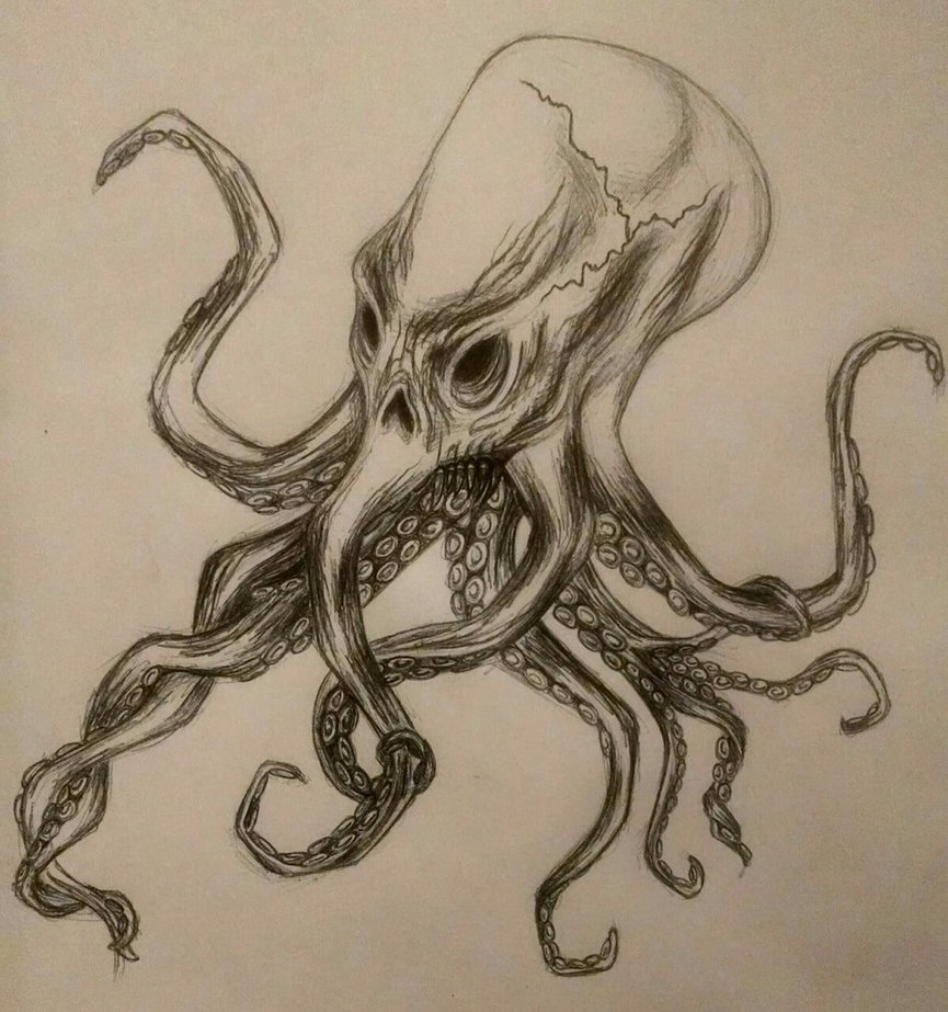 Evil Octopus Drawing at GetDrawings | Free download