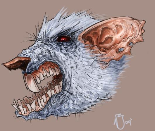 530x448 Evil Rat Sketch By Nickybeats