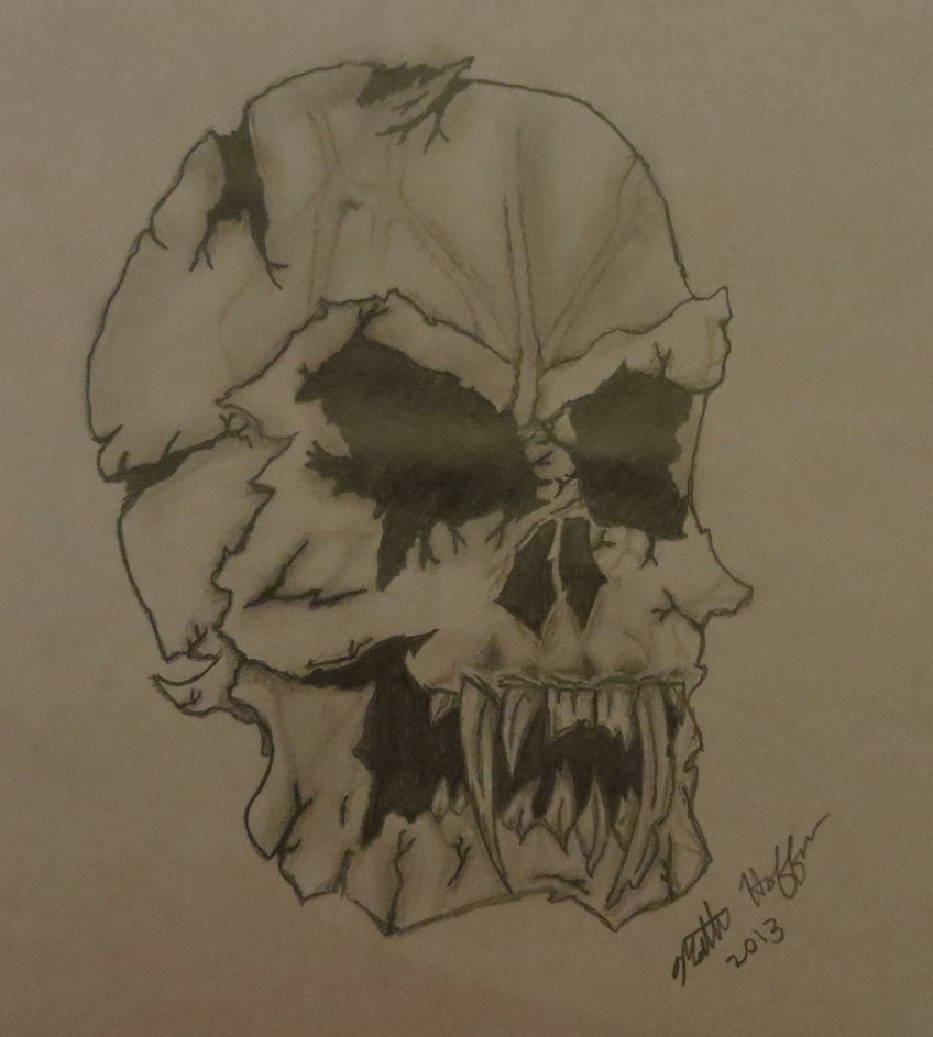 Evil Skull Drawing at GetDrawings | Free download