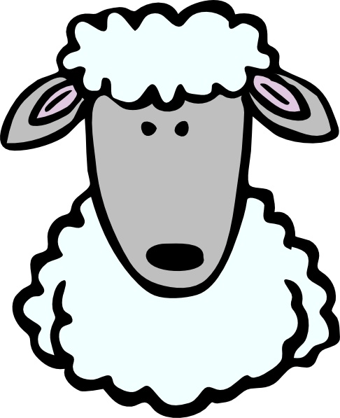 486x597 Sheep Head Clip Art Free Vector In Open Office Drawing Svg ( Svg
