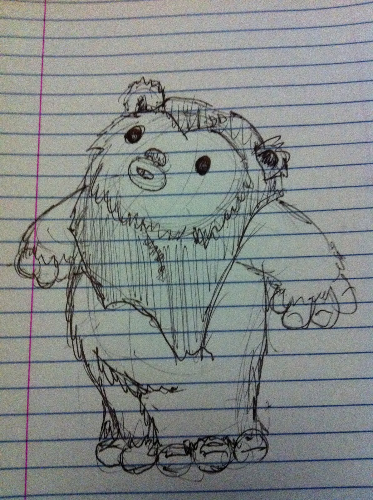 1195x1600 A Million Bad Drawings Another Ewok Bad Drawing
