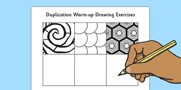630x315 Duplication Warm Up Drawing Exercises