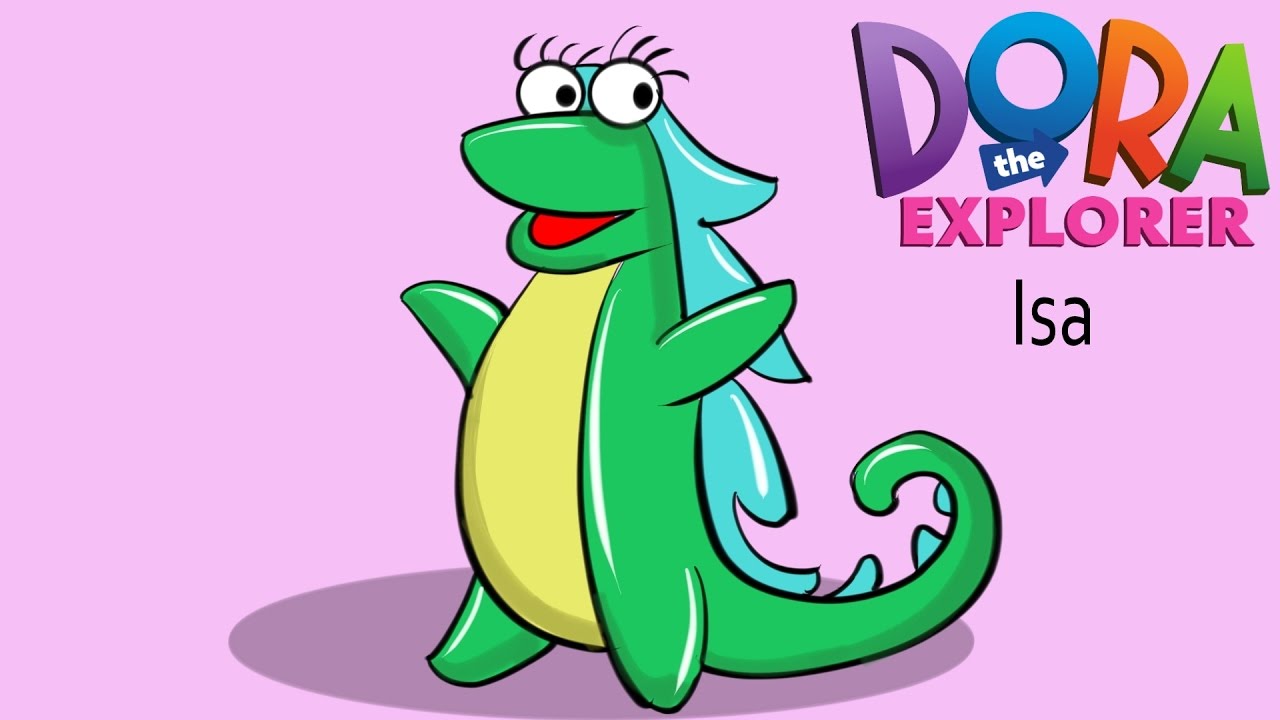 1280x720 How To Draw Isa The Iguana Dora The Explorer Drawing