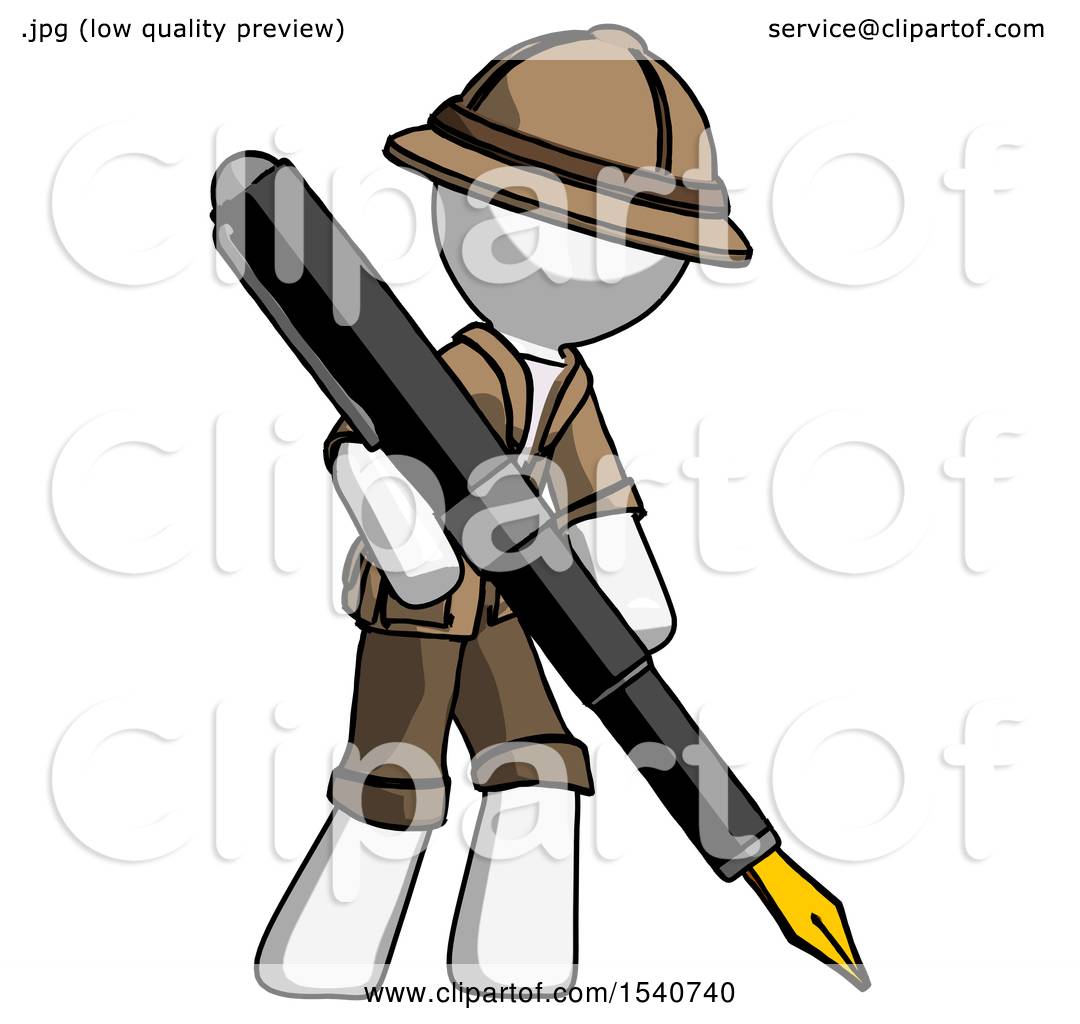 1080x1024 White Explorer Ranger Man Drawing Or Writing With Large