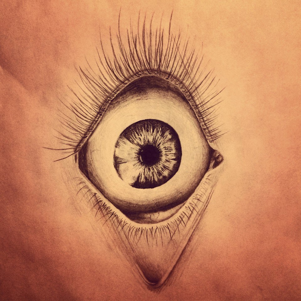 960x960 Eyeball Drawing