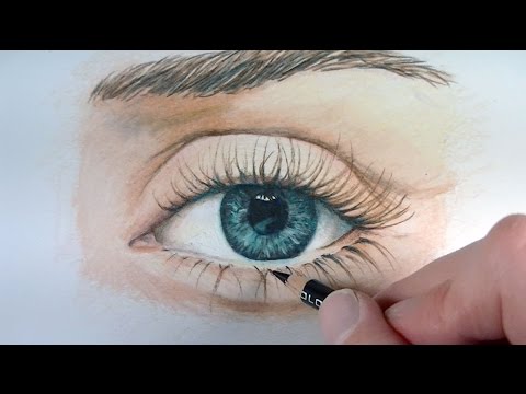 480x360 Draw A Realistic Eye With Colored Pencils