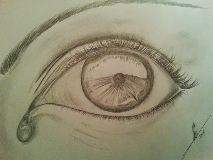 Eye Crying Drawing at GetDrawings | Free download