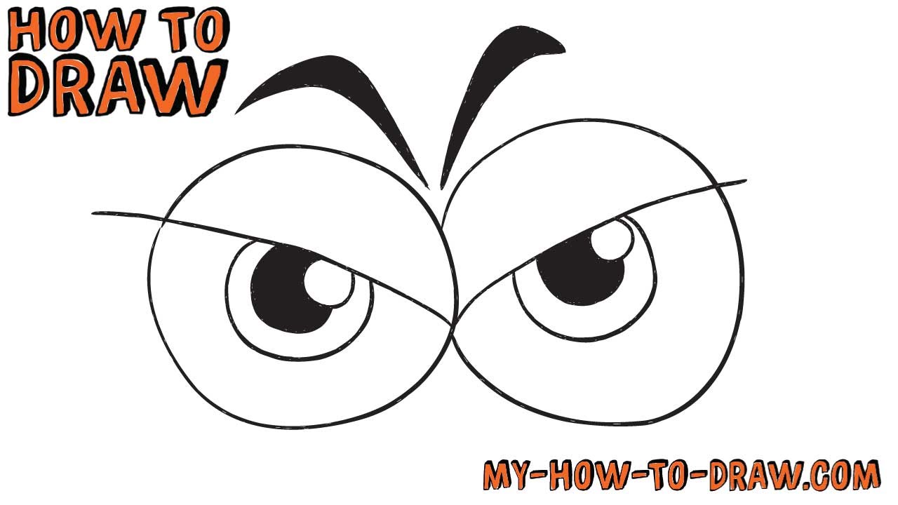 1280x720 How To Draw Angry Eyes