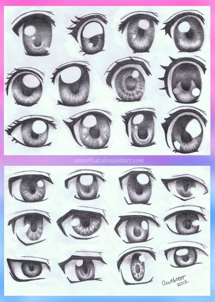 755x1059 Pencil Drawing Cartoon Eye Eyes Stars Kawaii Anime