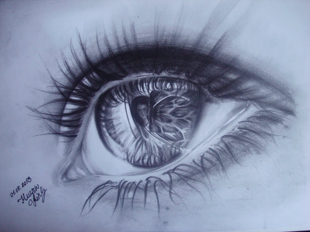 1024x768 How To Draw Realistic Crying Eyes Realistic Eye Drawing