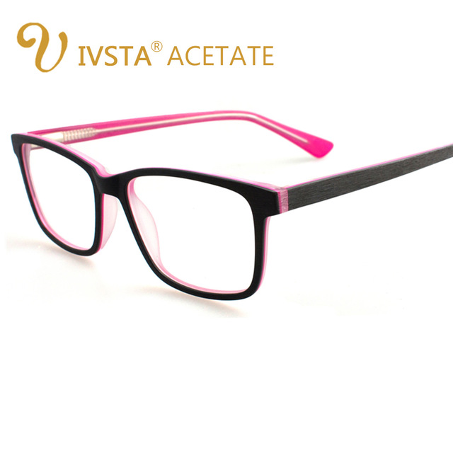 640x640 Ivsta Handmade Acetate Optical Glasses Drawing Wooden Brush Like