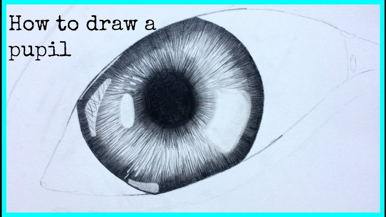 1280x720 How To Draw A Pupil (Eye)