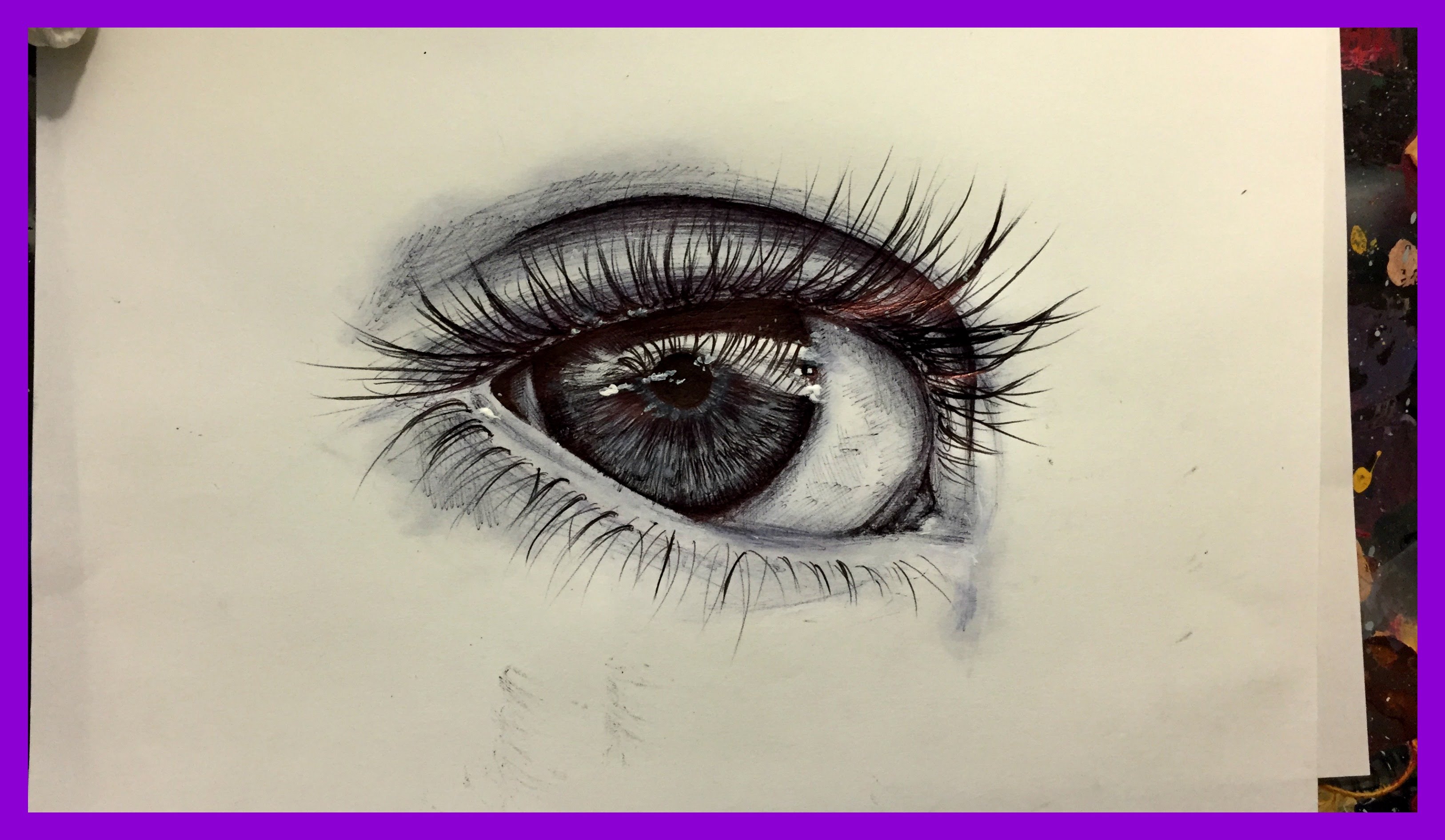 3252x1891 How To Draw A Realistic Eye (Ballpoint Pen)