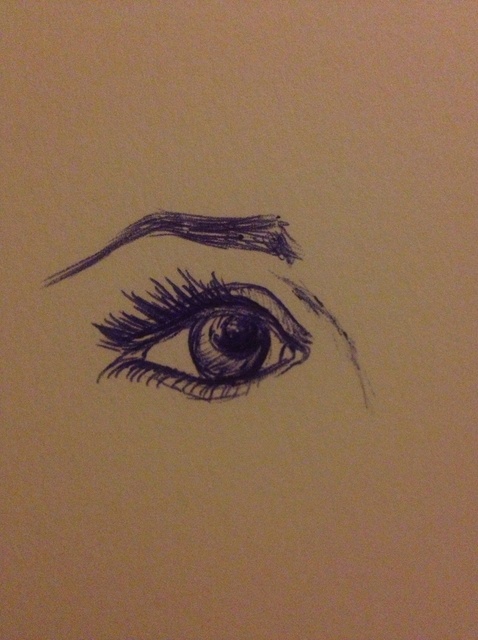 478x640 How To Draw A Realistic Eye And Eyebrow In Pen