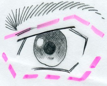 355x284 Manga Eyes Are Easy To Draw