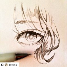 236x236 Sketch By @cliven.z A Simple Eye Sparkly Eye Today Was My Last