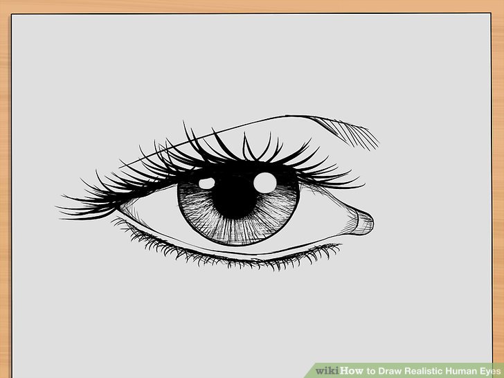728x546 How To Draw Realistic Human Eyes 7 Steps (With Pictures)
