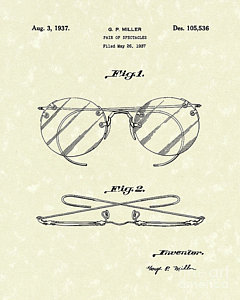 240x300 Eyeglass Drawings Fine Art America