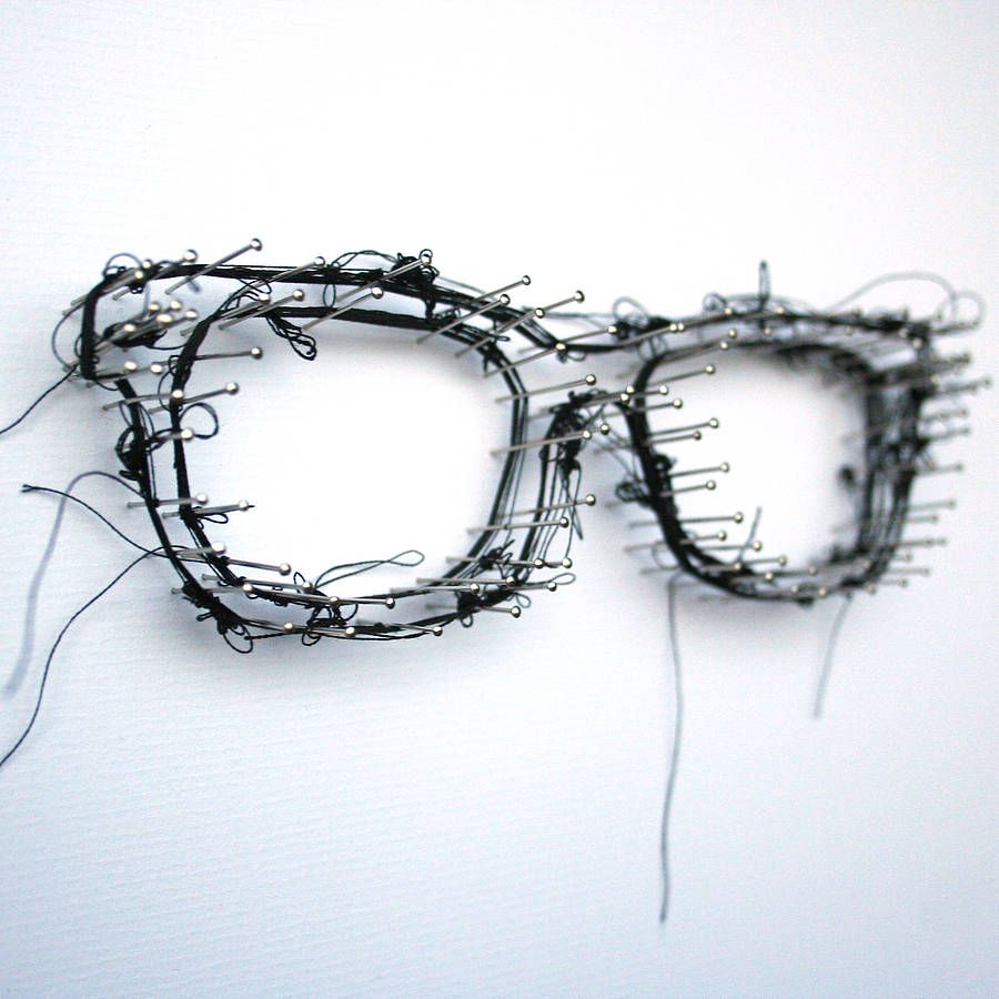 900x900 Pin Thread Glasses Artwork Glass Artwork, Alternative