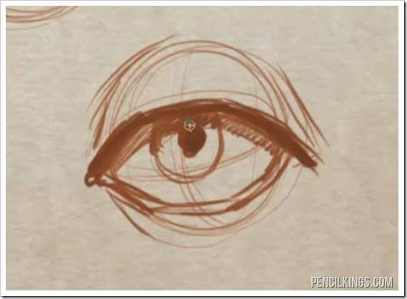 570x419 How To Draw An Eye And Master Eyelids And Eyelashes