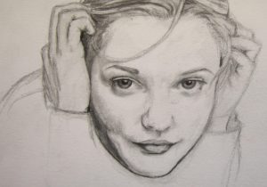 300x210 Realistic Face Sketch How To Draw, Shade Realistic Eyes, Nose