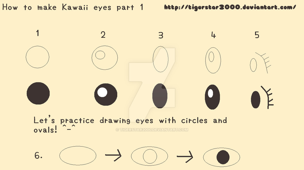 1024x572 Draw Kawaii Eyes Tutorial Part 1 By Themysticalartist