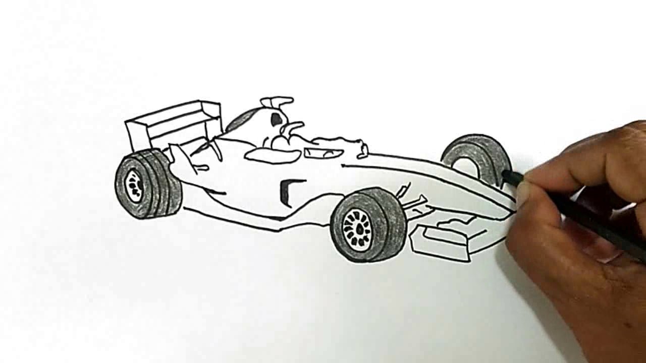 1280x720 How To Draw A Formula 1 Car