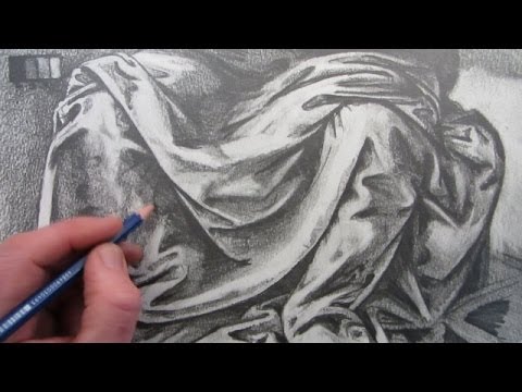 480x360 How To Draw Fabric Folds Drawing Based On Leonardo Da Vinci
