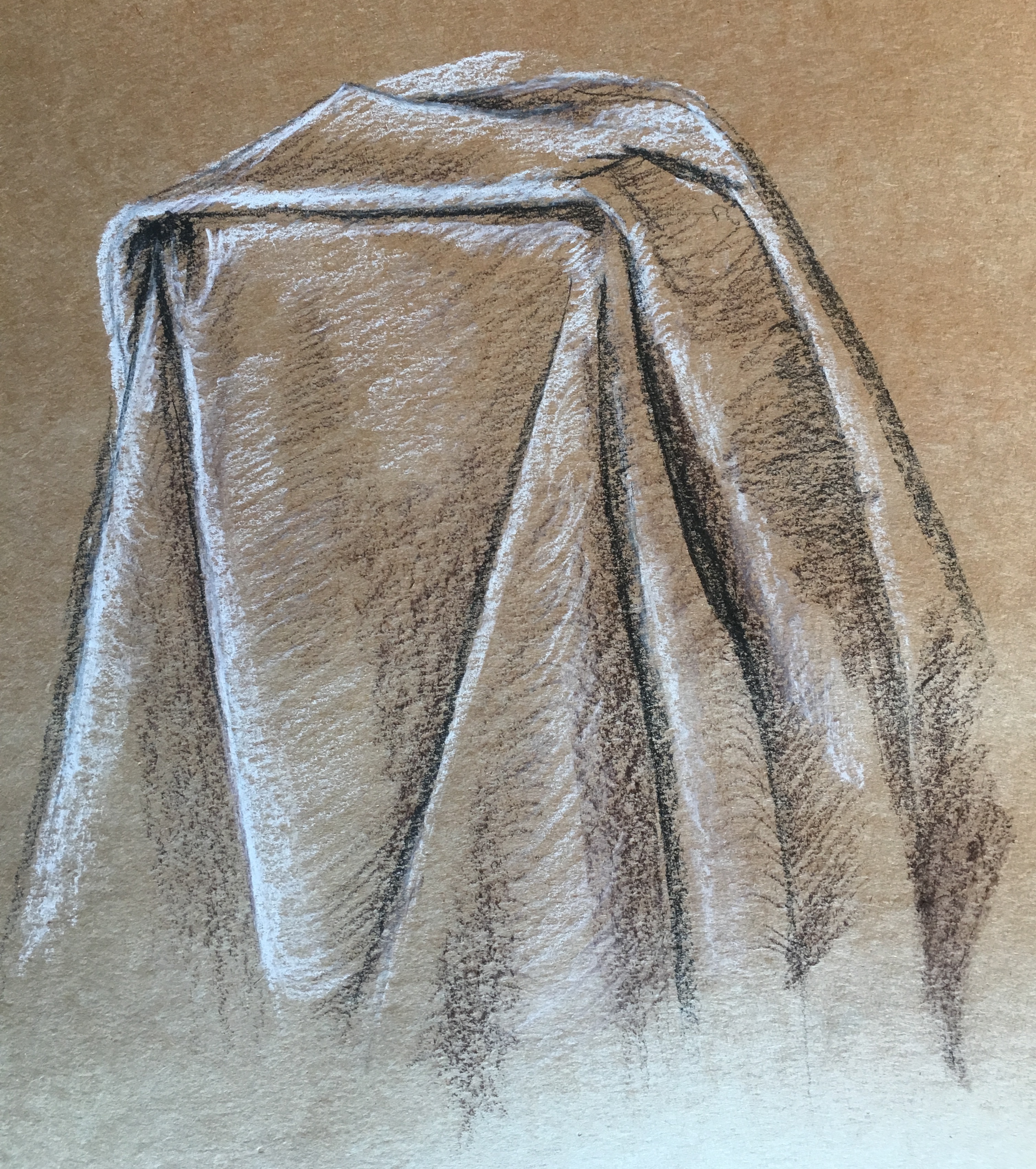 3017x3404 Part 4, Project 1, Exercise 1, Drawing Fabric Using Line And Tone