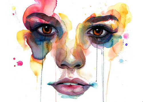 500x355 Woman Drawing