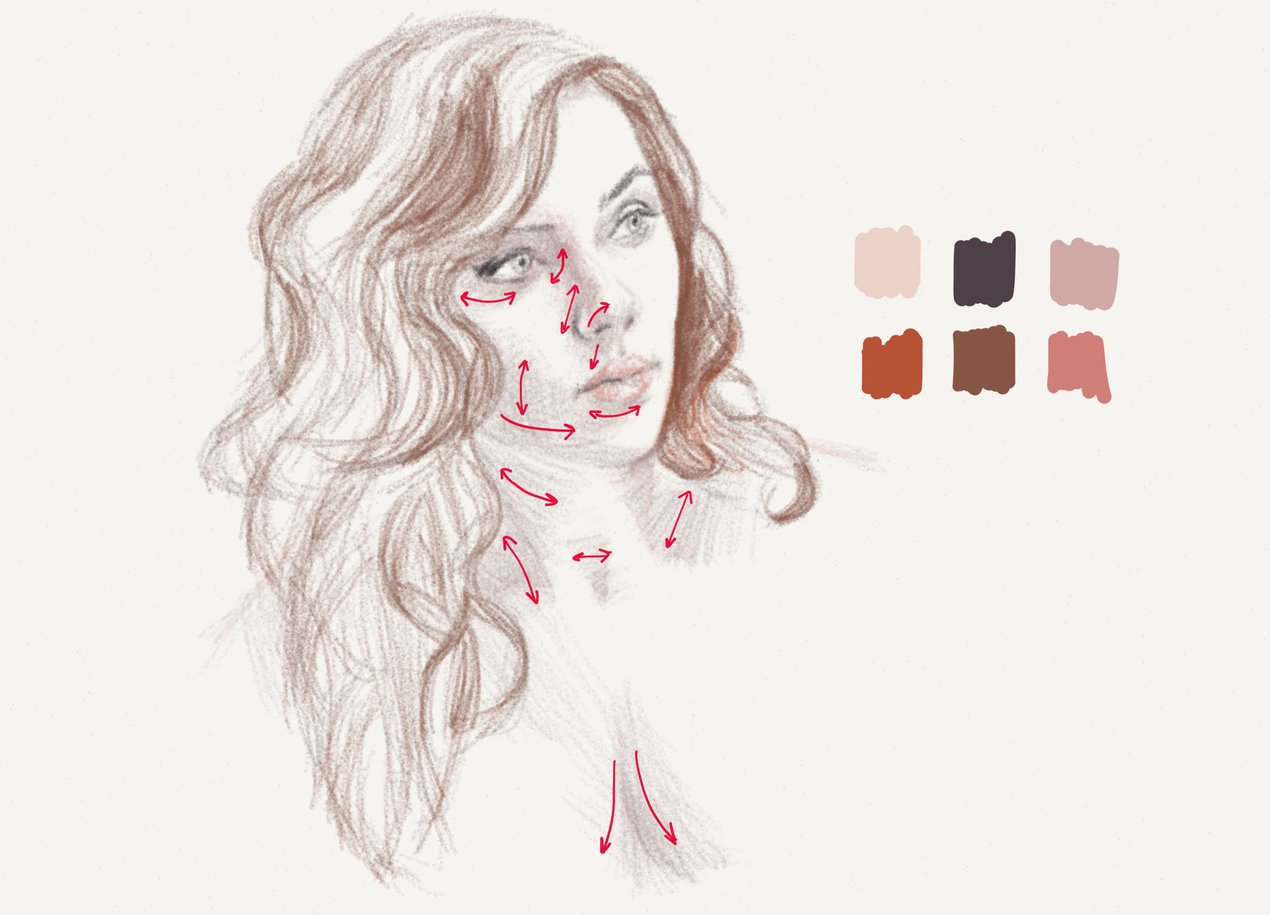 1852x1334 Mastering Paper By Fiftythree Drawing Portraits And Faces Made