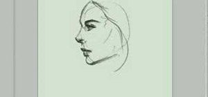300x140 How To Draw The Sideview Of A Woman's Face Drawing