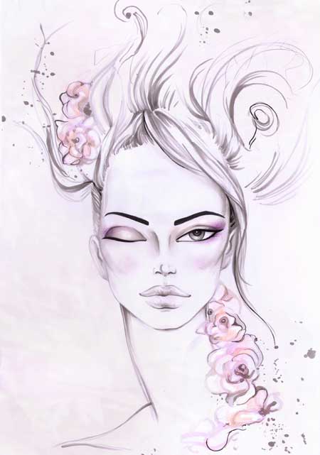 450x641 How To Draw The Eyes I Draw Fashion