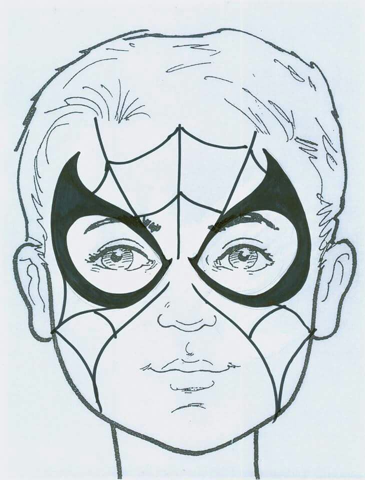 730x960 142 Best Face Paint Spiderman Images On Face Painting