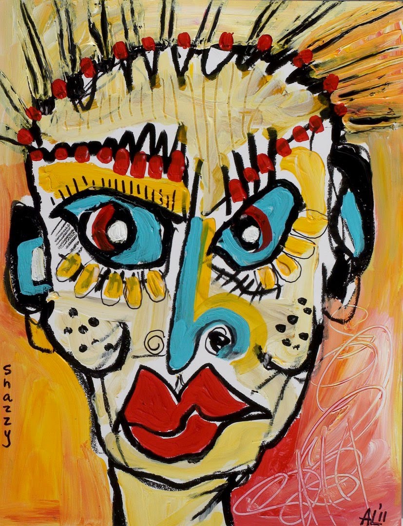 827x1080 4 Minute Abstract Face Painting