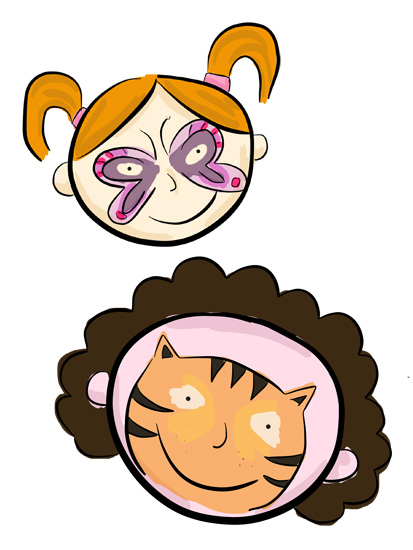 413x550 Facepainting Amp Glitter Tattoos