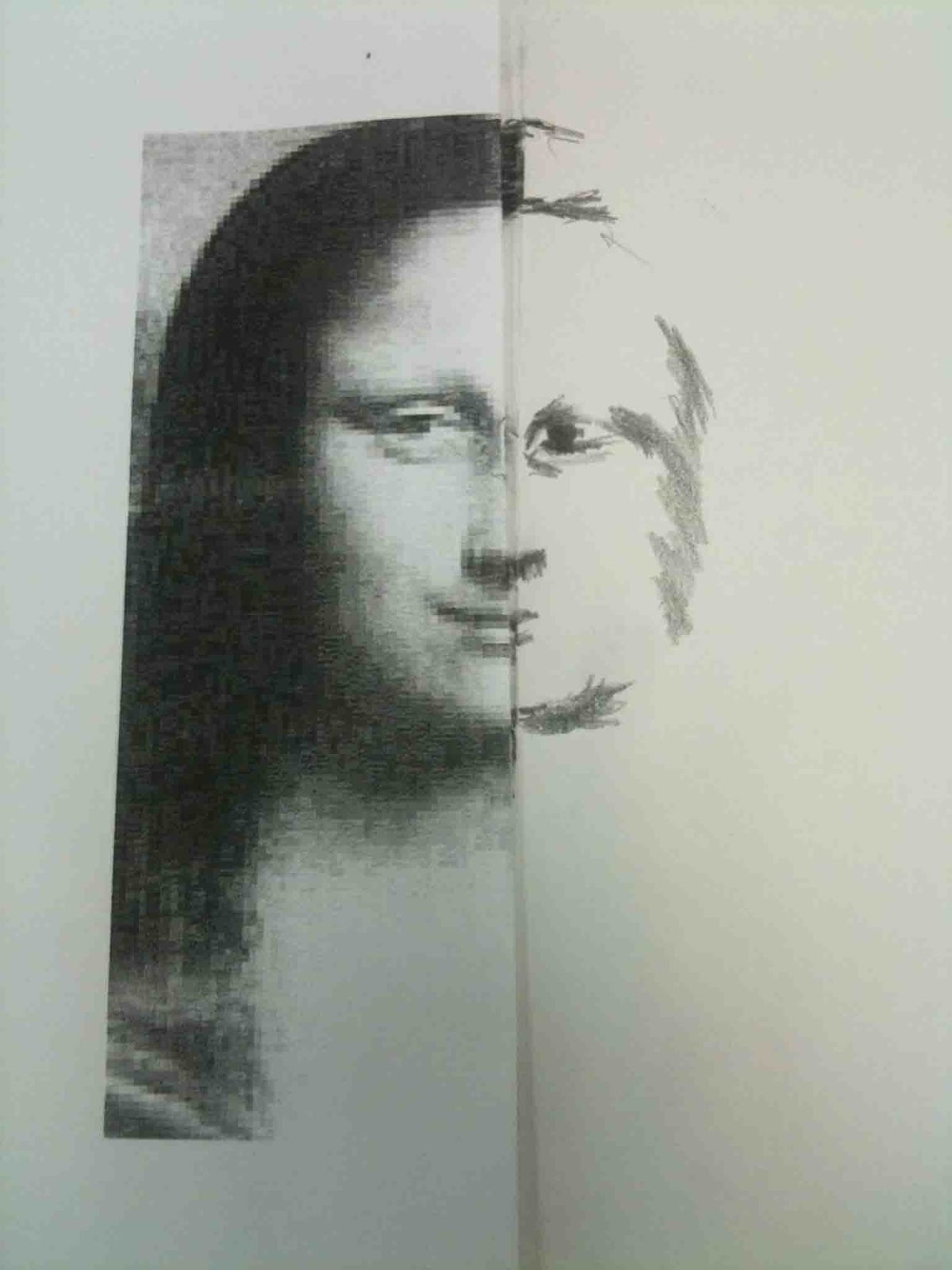 1200x1600 Faces Sketch With Shading Drawn Face Shaded